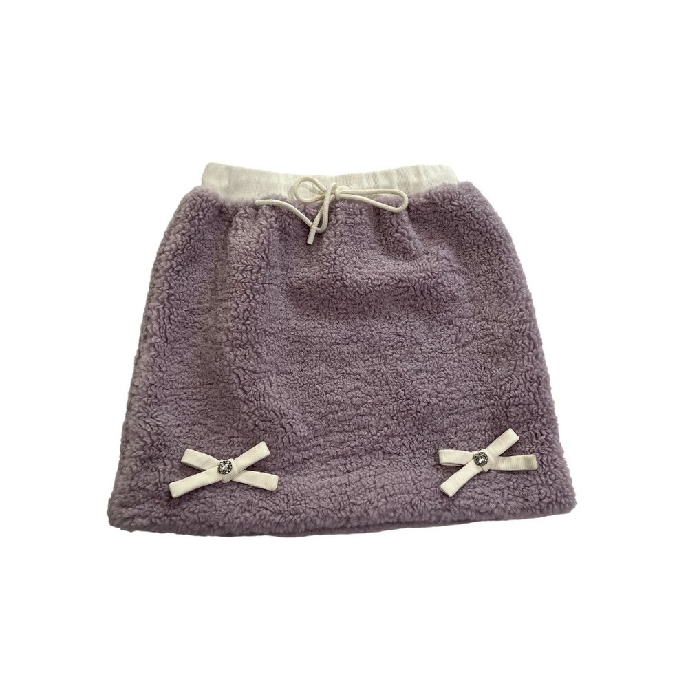 Ozlana Mini Skirt in Purple White